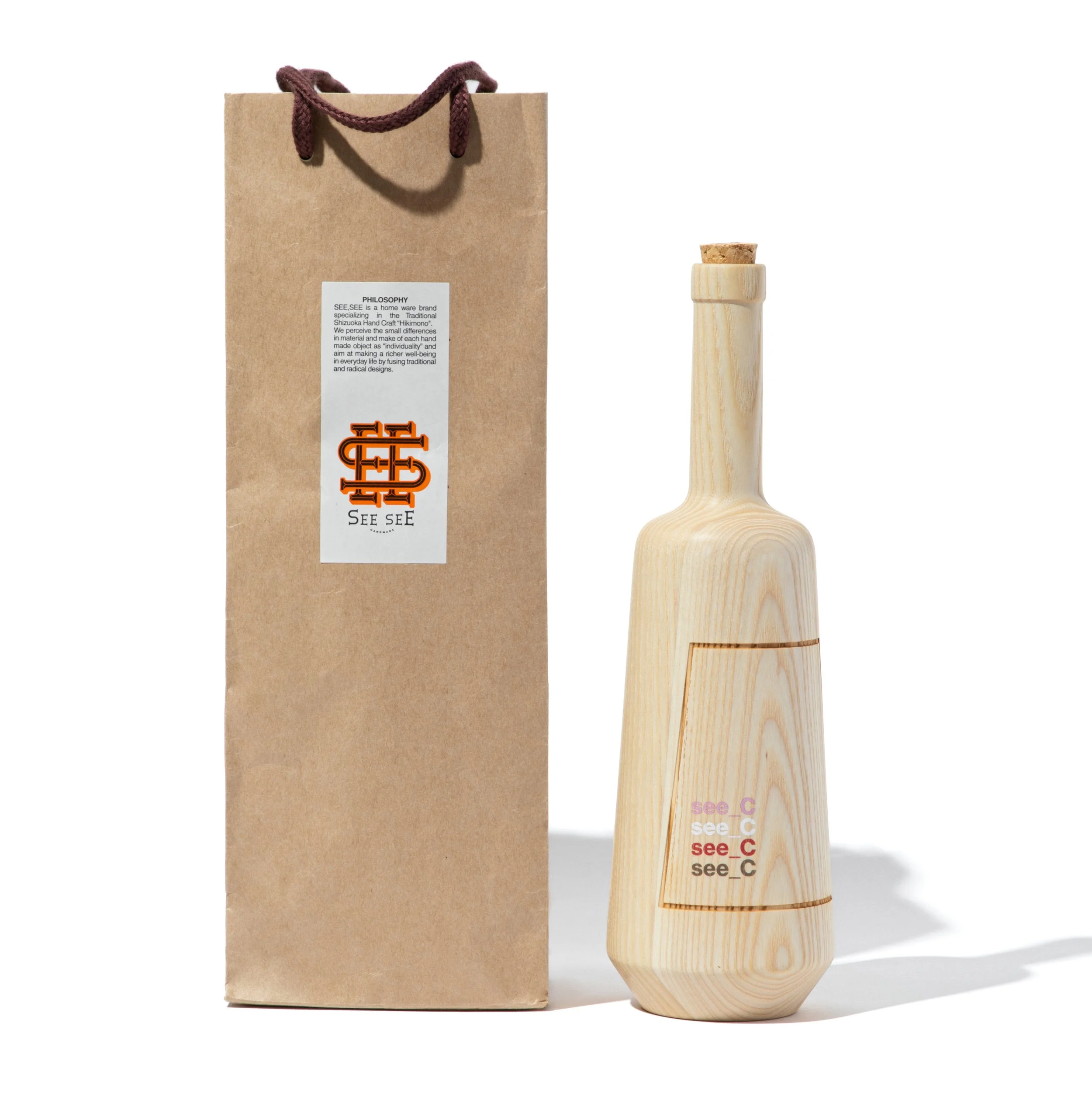 SEE SEE eye_C quiet mountain CAFEトートバッグ